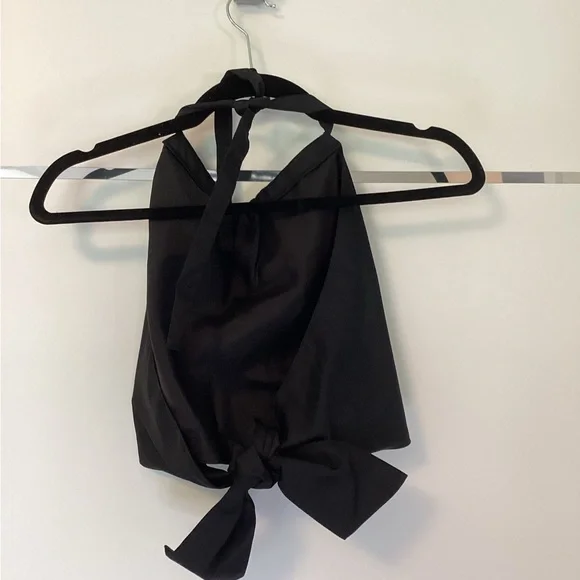 Prada Black Halter Top and Shorts Set - Picture 3 of 4